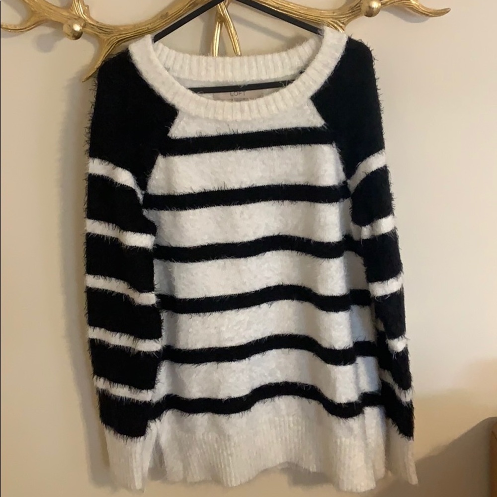 LOFT fuzzy sweater